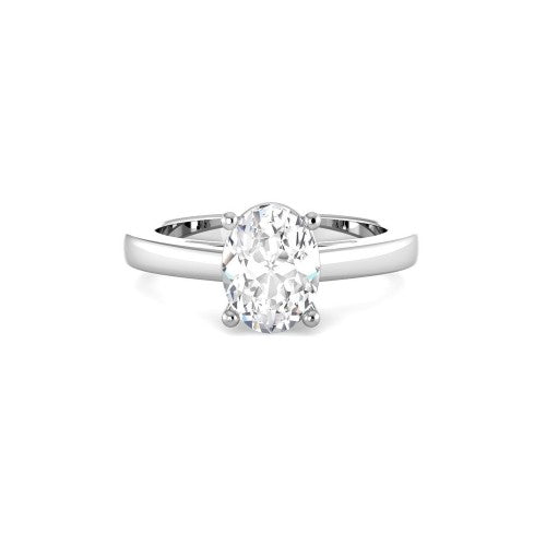 Solitario con Diamante Oval 1ct LDG
