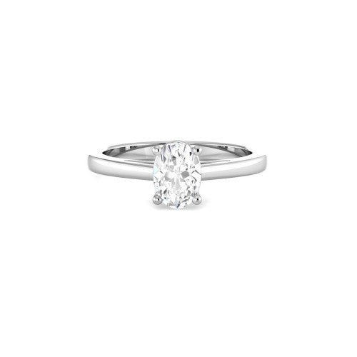 Solitario con Diamante Oval LDG