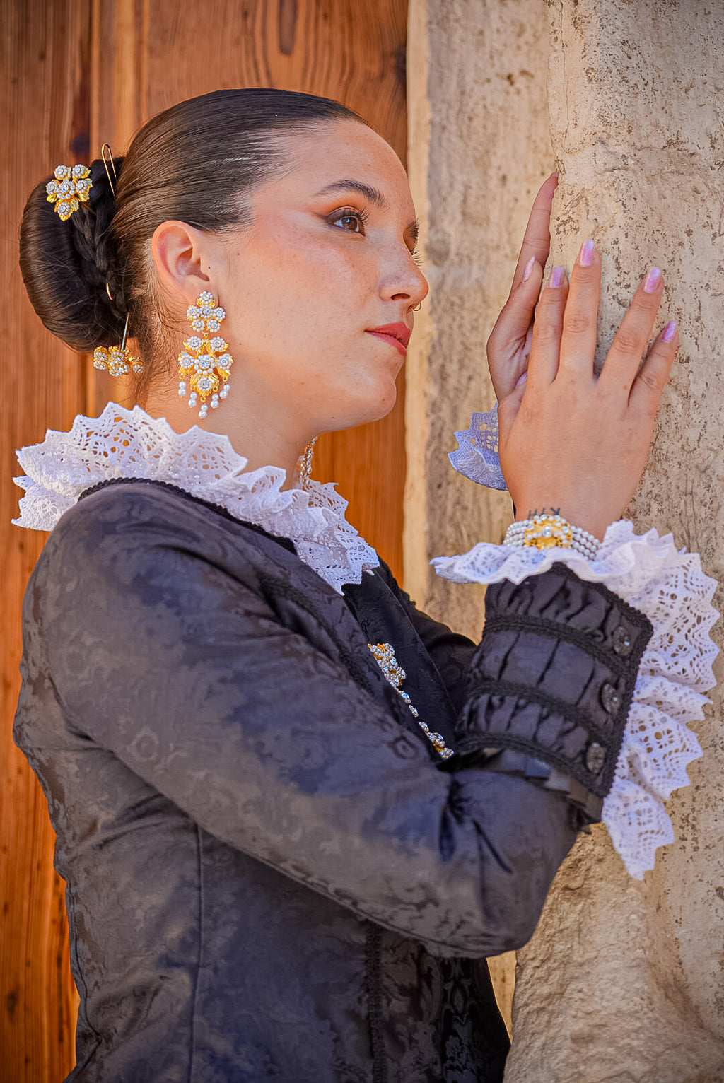 Aderezo Flores y Perlas