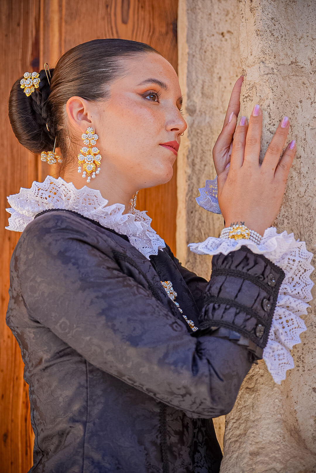 Aderezo Flores y Perlas