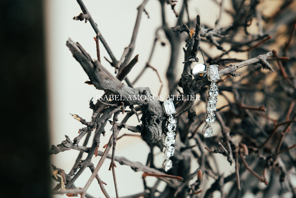 Pendientes con 10 diamantes LGD de diferentes tallas