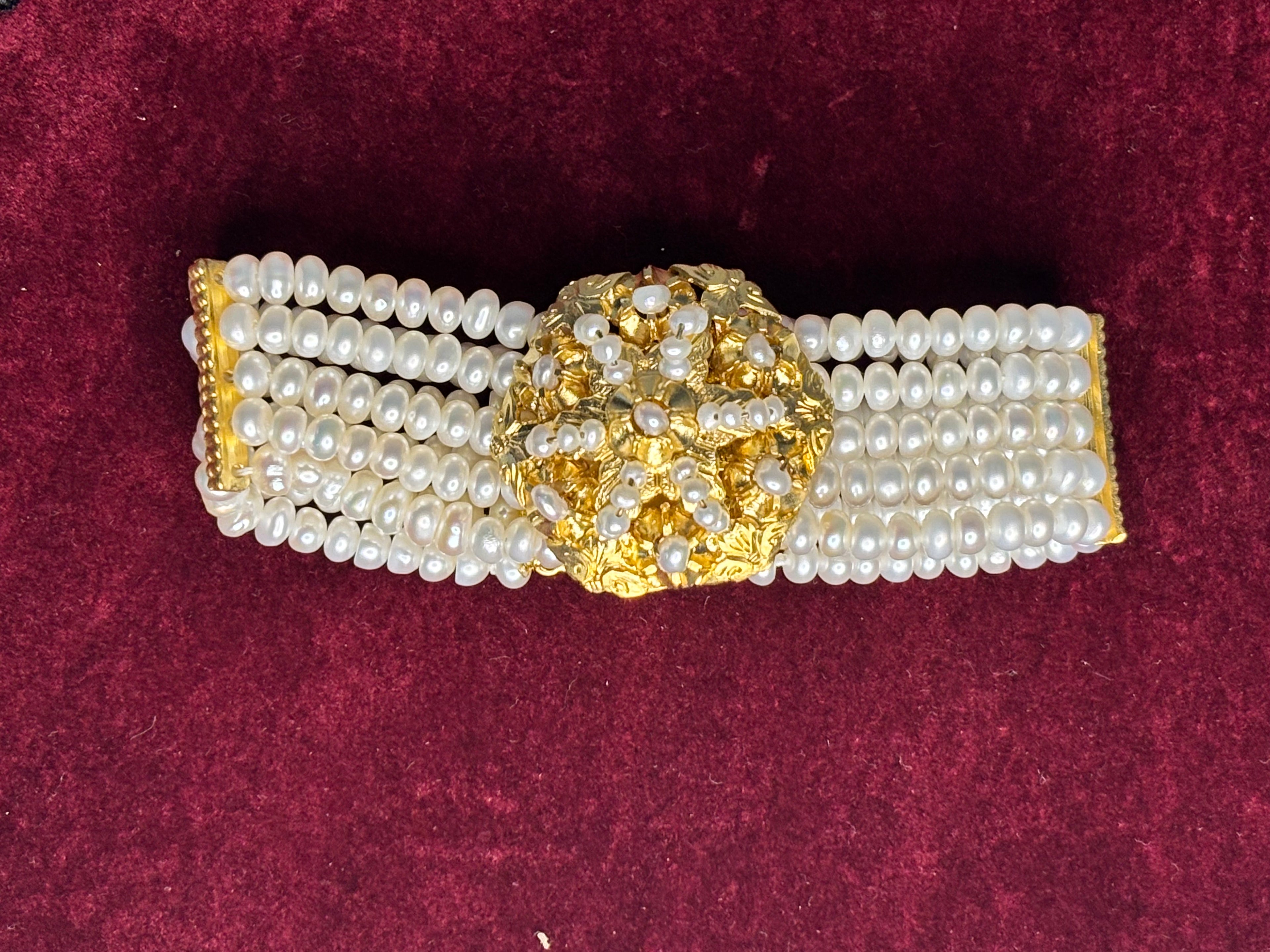 Pulsera perlas cultivada