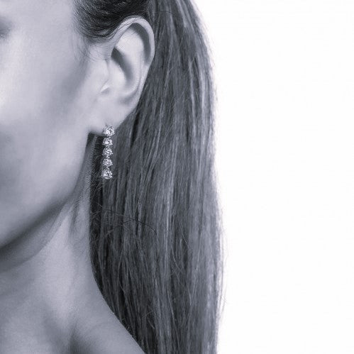 Pendientes 10 diamantes talla brillante LGD