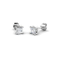 Dormilones con diamantes princesa LGD 0,75 ct.