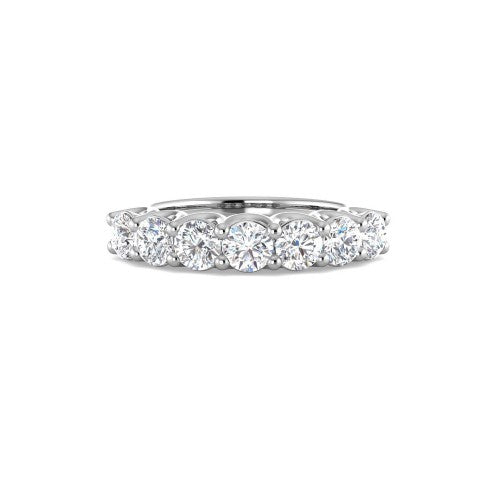 Sortija con 7 diamantes talla brillante 1,1 ct